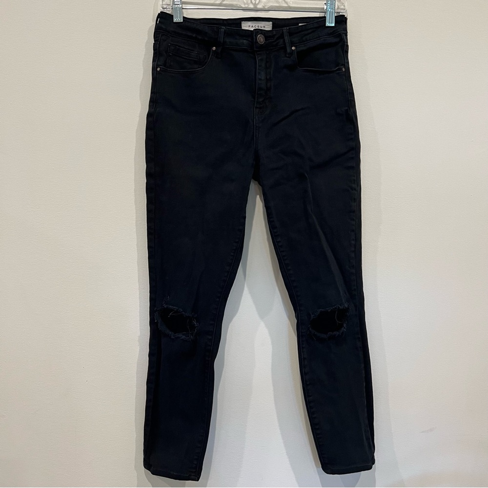 PacSun hi rise skinniest ankle black jeans